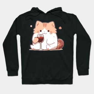 Cat Wine Hoodie